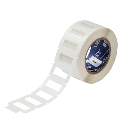 Brady Clear Polyester Labels Adhesive Border for 3in Core Printers 1x2 CL 1000/RL THT-383-711-1